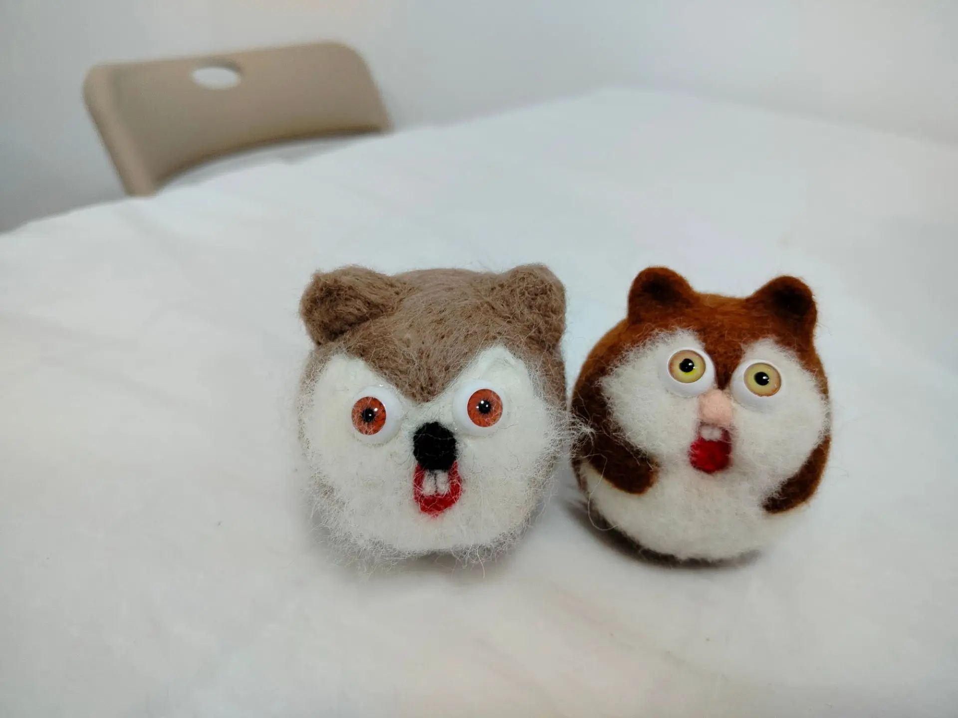 Хомяки из шерсти