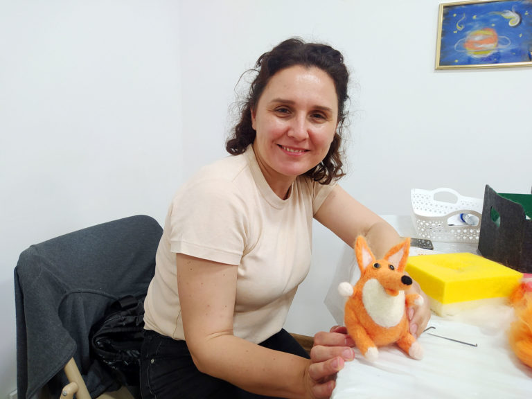 Татьяна и её шерстяная лисичка